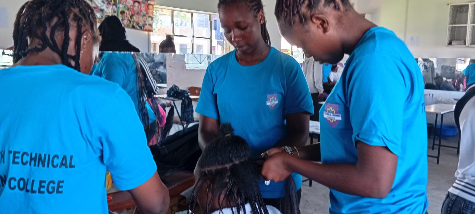 Hairdressing & Beauty student